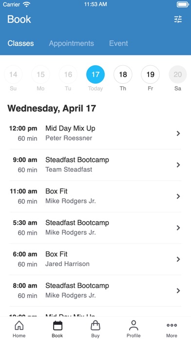 Steadfast Fitness & Performanc Screenshot