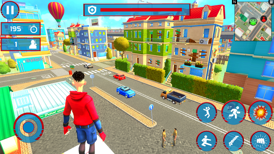 #5. Robot Spider Rope Hero Man Sim (iOS) 来自: ALI FARZAN TAHAA
