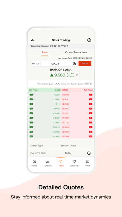BEA SmarTrade 東亞投資通 Screenshot