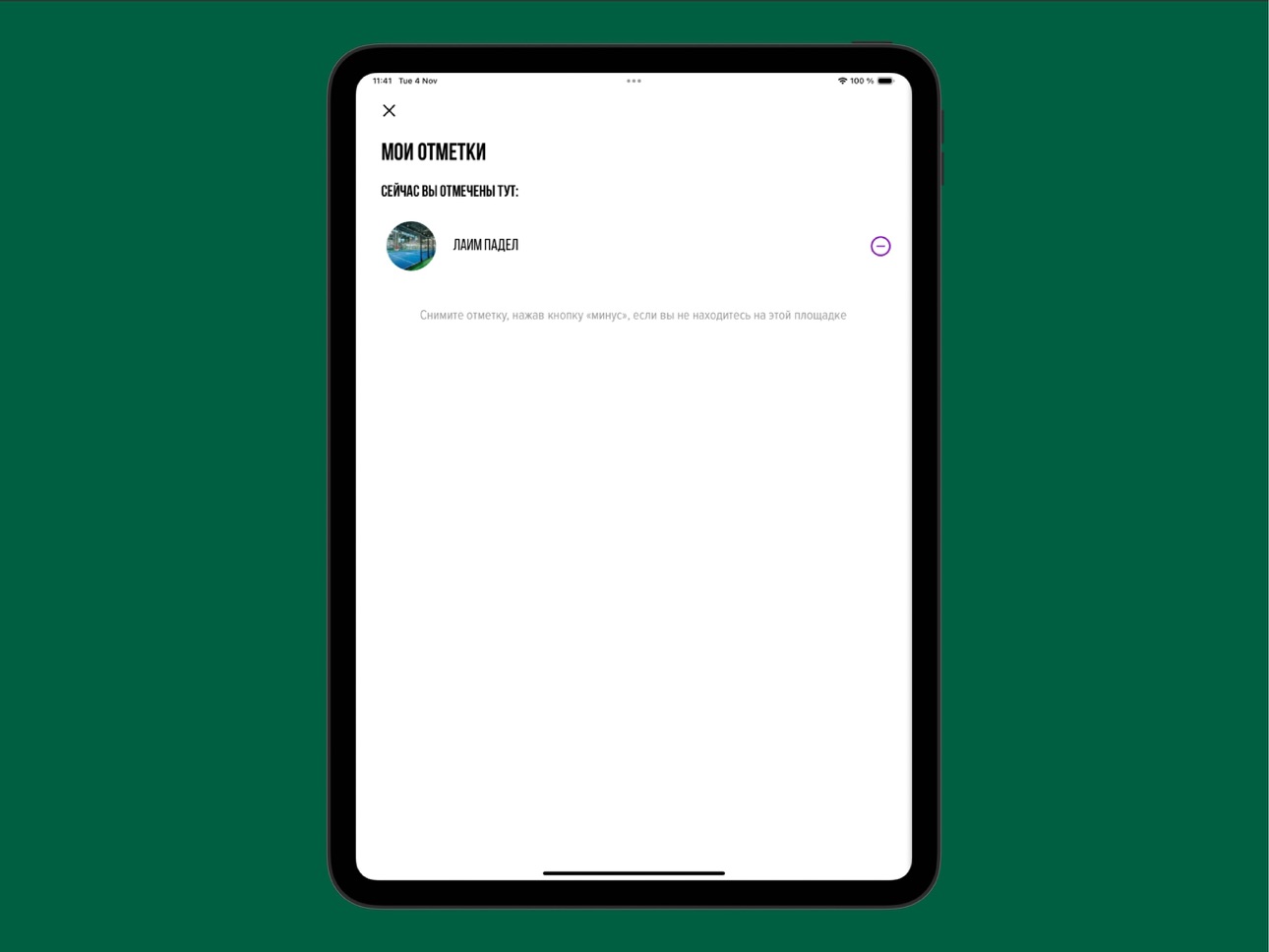 iPad screenshot