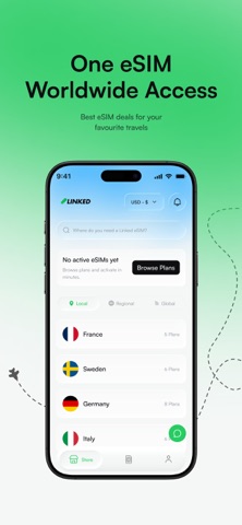 Linked: eSIM Travel & Internet Screenshot 5 of 6