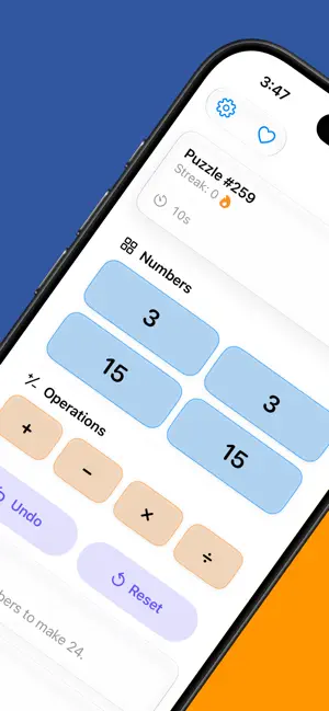 Make24: 24 Math Puzzle Game screenshot 2