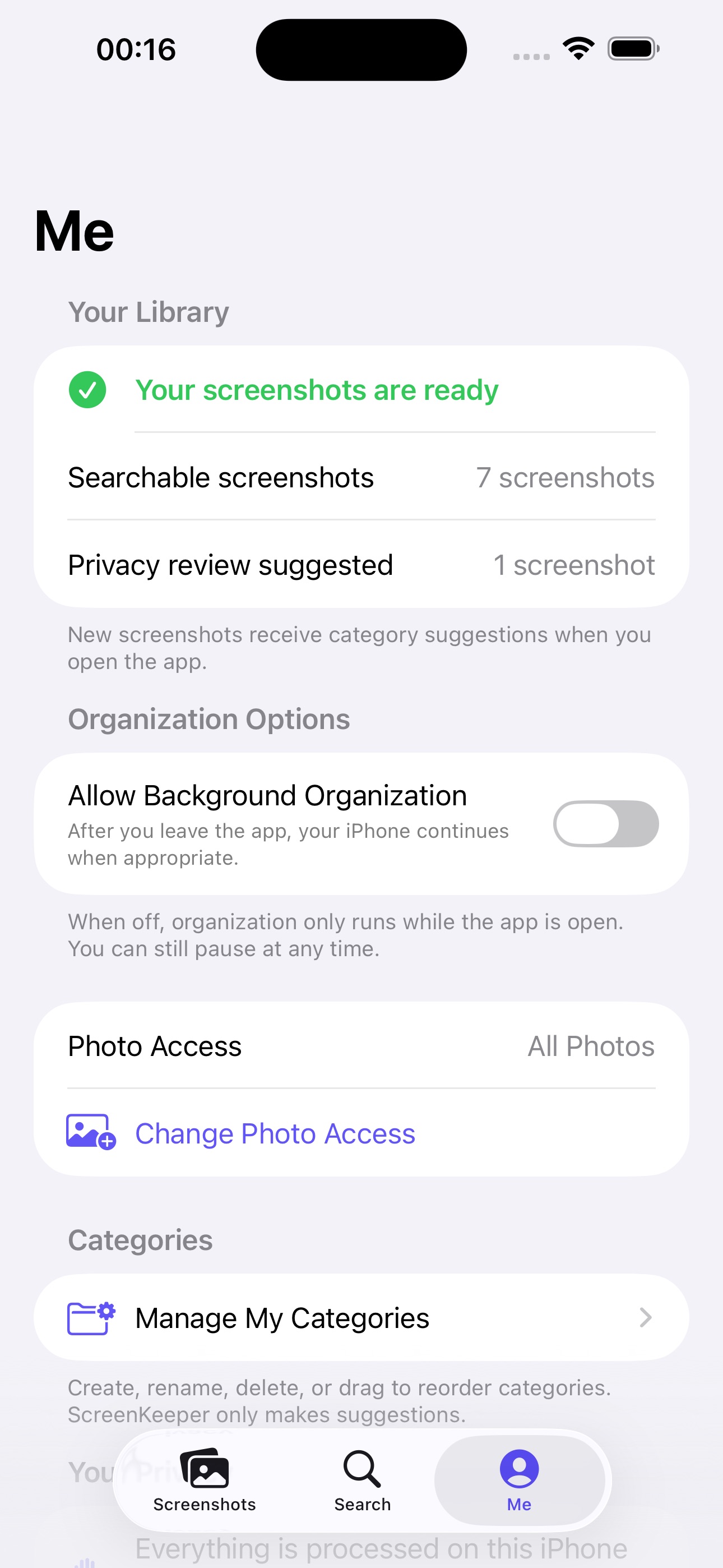 Screenshot 6 of ScreenKeeper by WeiLab