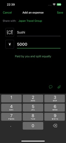 CostSplit App screenshot