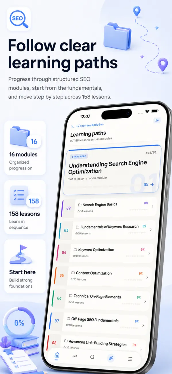 Screenshot #2 pour Learn SEO - SEO Course Offline
