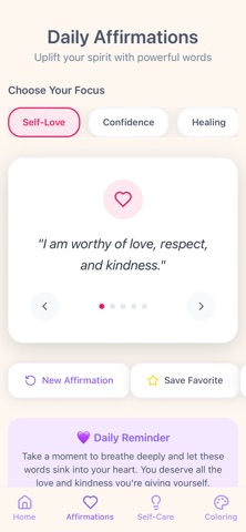 SoulBloom Self-Care Screenshot 3 of 4
