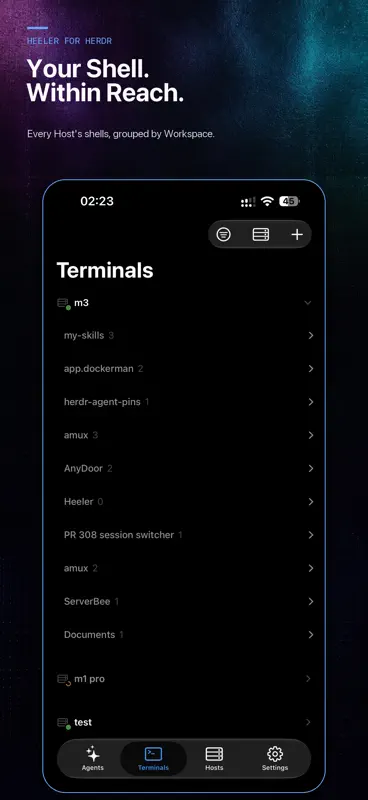 Heeler for herdr screenshot 6 of 9