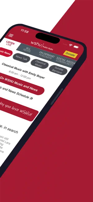 WSHU Public Radio App screenshot 2