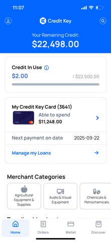 Credit Key iPhone screenshot