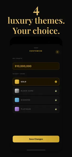 1% Club — Luxury Widget screenshot 4