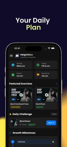 HeightMax iPhone screenshot