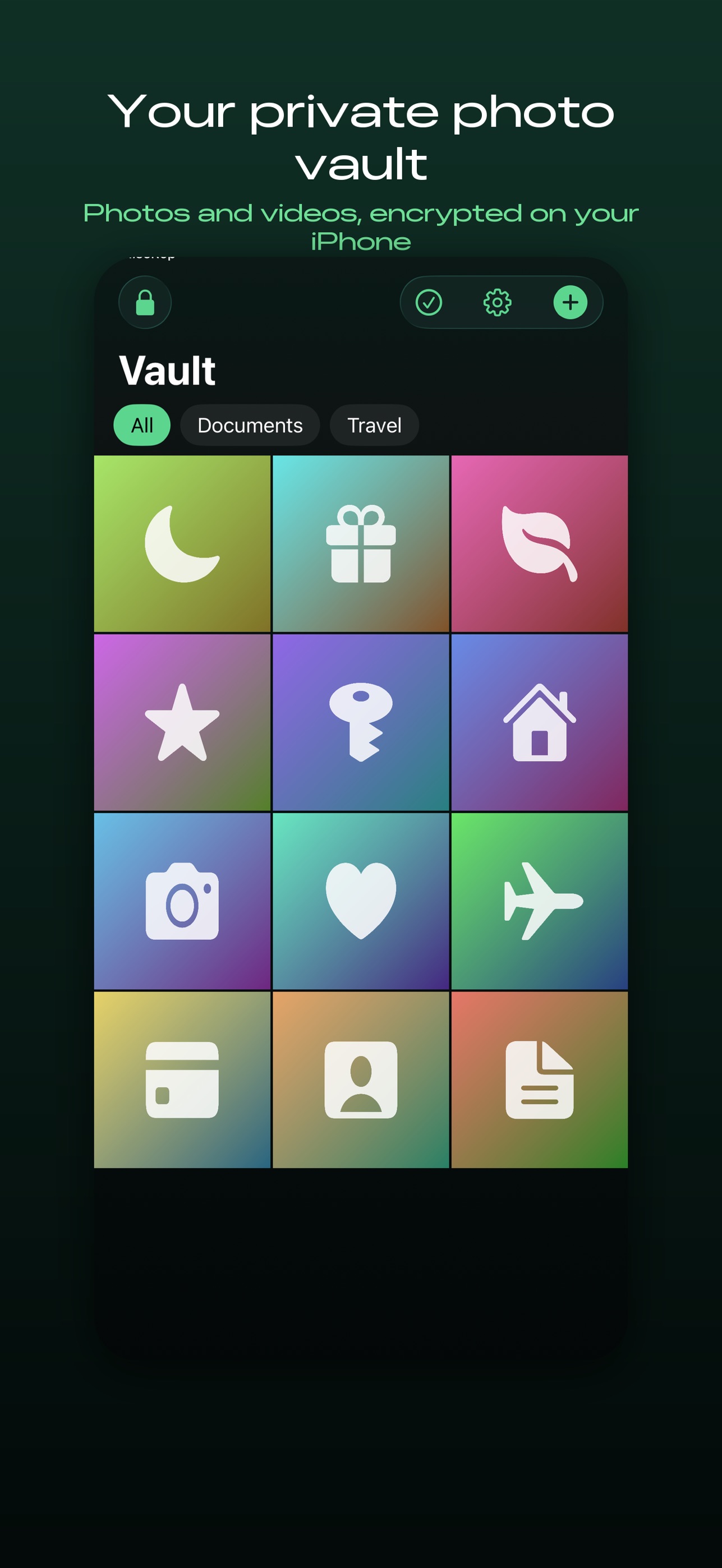 Screenshot 1 of Lockleaf: Private Photo Vault
