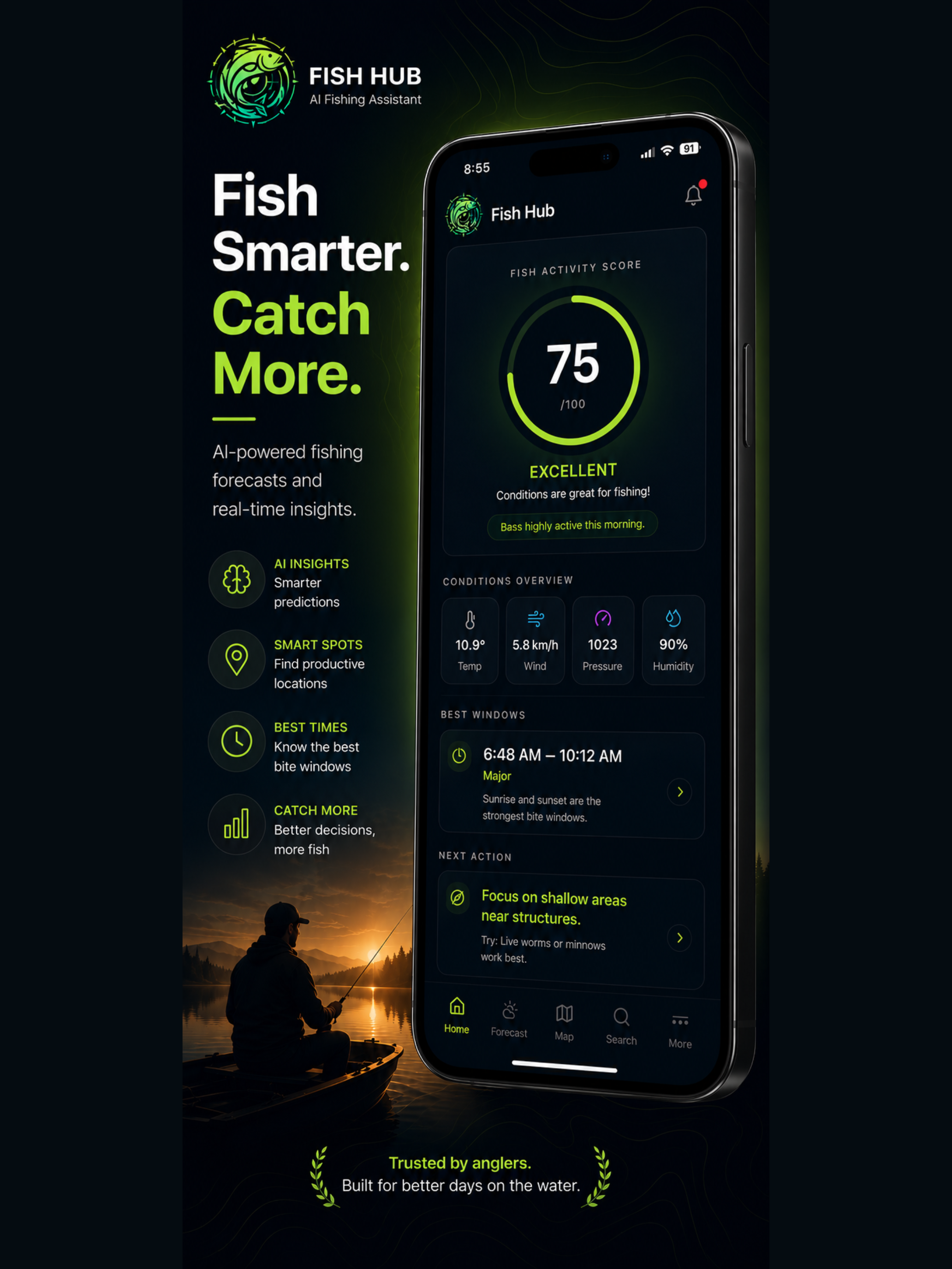 Fish Hub - AI Fishing App