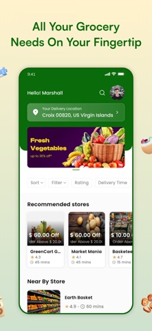 Flow Delivery - Groceries Screenshot 2 of 8