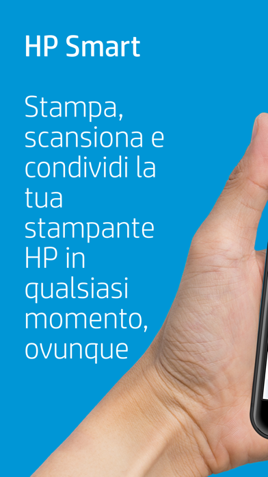 HP Smart Schermata dell'app