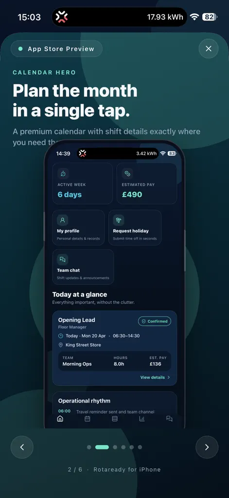 Rotaready: Rota & Shifts - Business App | MWM