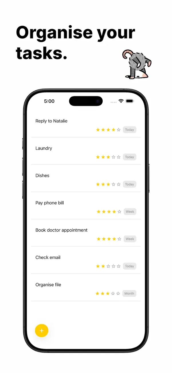 #5. Scribble Task (iOS) 게시자: shantanu chandel