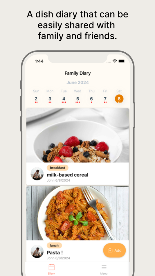 #2. Dish Diary: Connect with Food (iOS) By: TOMOAKI NAGATA