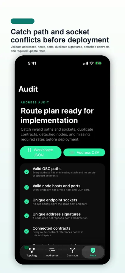 Screenshot 4 von 5 zu OSCRoute Address Audit