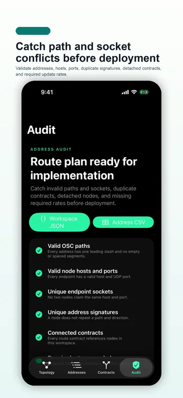 OSCRoute Address Audit screenshot 4 of 5