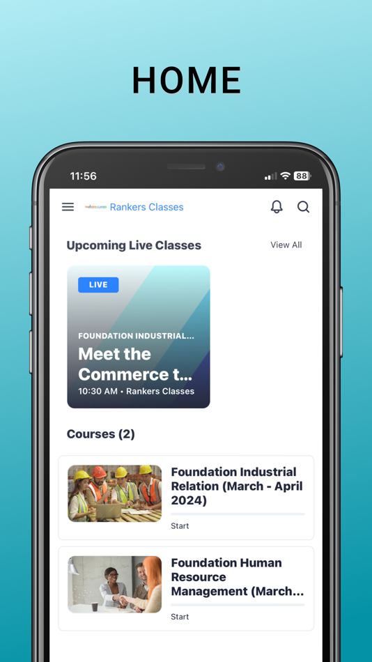 #2. Ranker's Classes (iOS) 由: Radhey Shyam