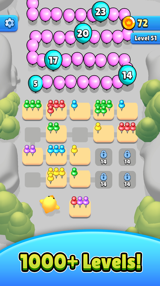 #1. Balloon Sort (iOS) 来自: Jakub Szolomicki