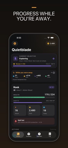 Quietblade: Offline Idle RPG Screenshot 1 of 4