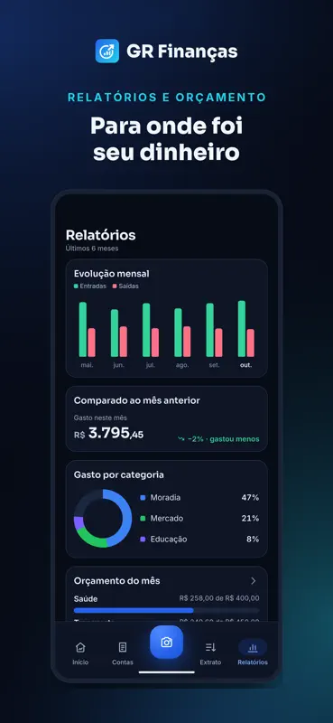 GR Finanças: contas e gastos screenshot 7 of 8