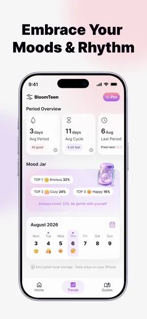 BloomTeen - Cycle & Mood Care screenshot 3