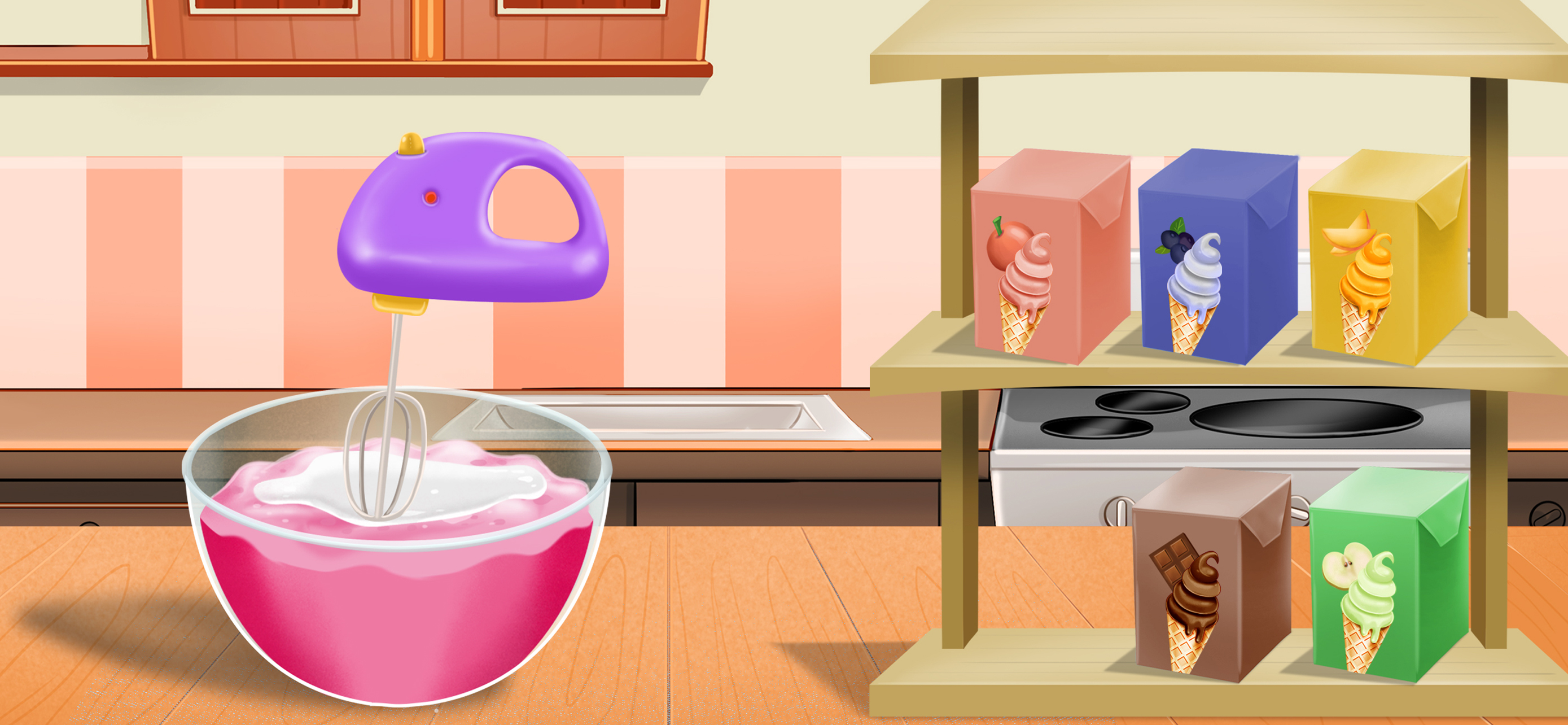 Ice Cream Cooking Kids Game