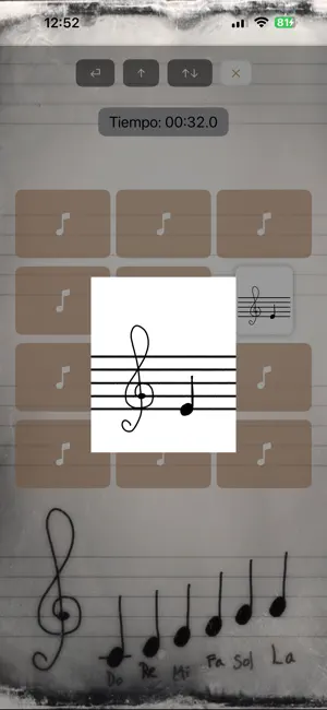 Memorama Clave de Sol screenshot 3