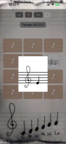Memorama Clave de Sol screenshot