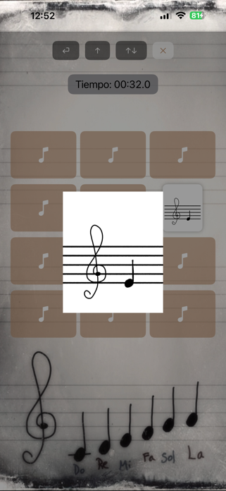 Memorama Clave de Sol Screenshot 3 of 5