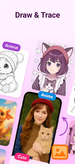 Sketch Anime: AR Trace & Draw iPhone screenshot 3