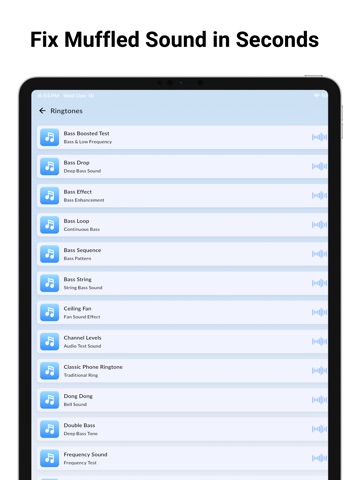 Speaker Cleaner Clean Wave iPad screenshot