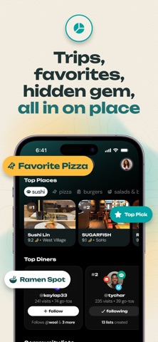 Zest Food & Restaurant Map screenshot