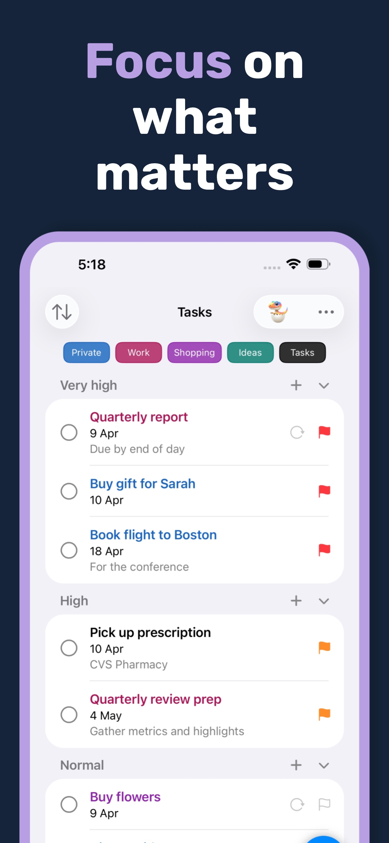 Todino: Tasks & Daily Planner