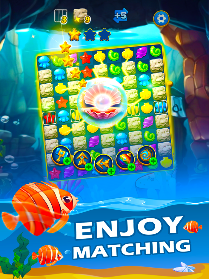海洋寶石 - 三消遊戲
