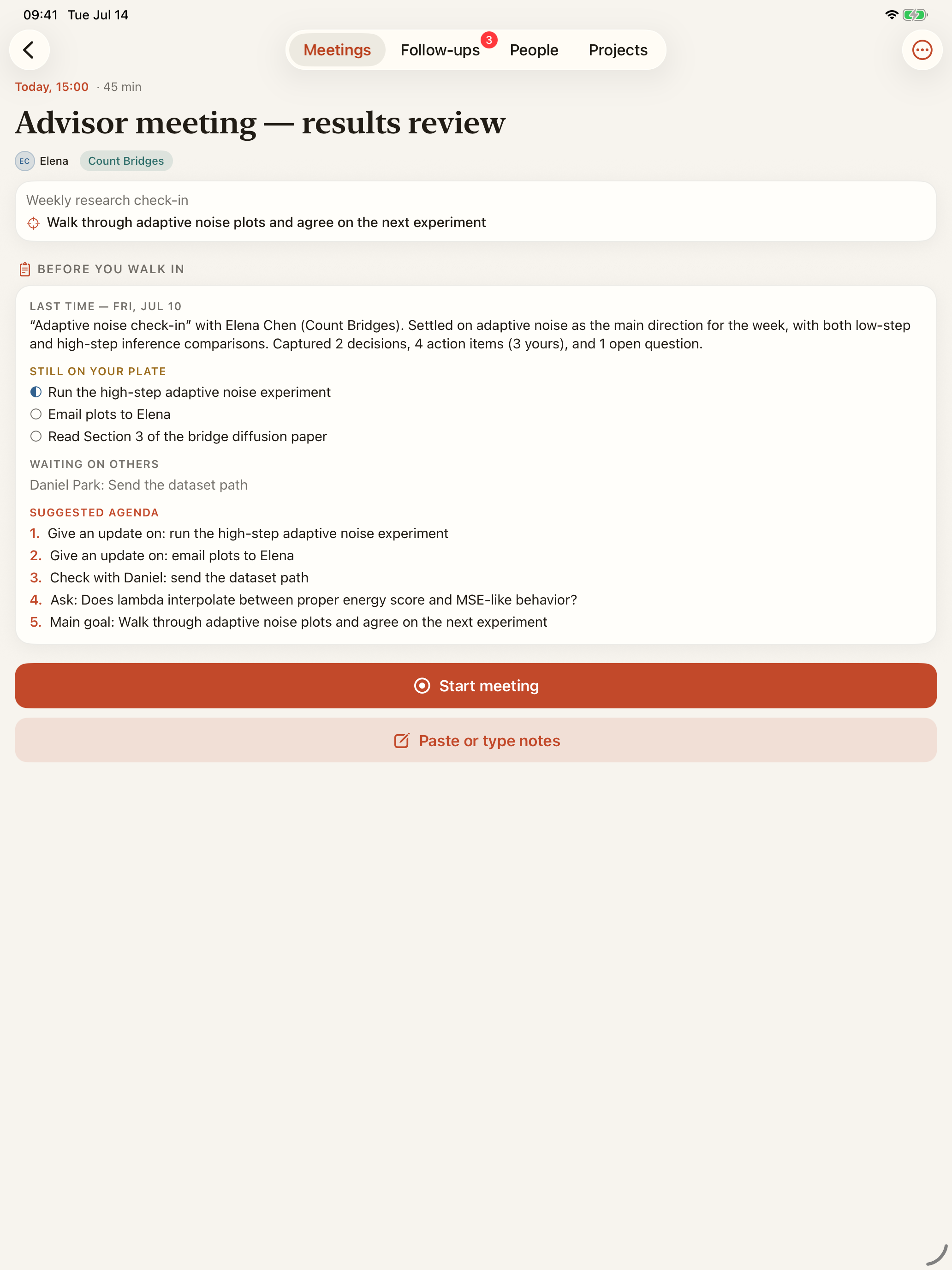 Debrief: AI Meeting Notes screenshot 8