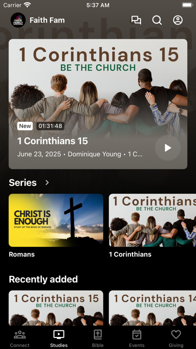 Faith Family Worldwide Screenshot