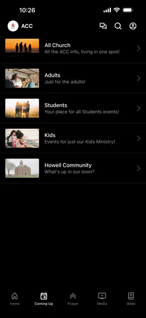 Agapé City Church screenshot 2