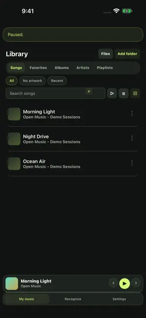 Open Music Player screenshot 2