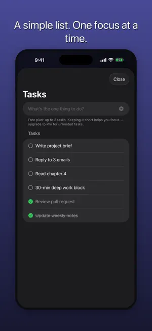 Solo Focus: ADHD Task Timer screenshot 2