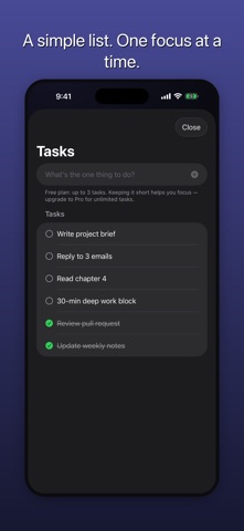 Solo Focus: ADHD Task Timer Screenshot 2 of 4