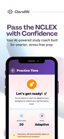 ClaraRN Pass NCLEX Confidently Screenshot 1 of 9