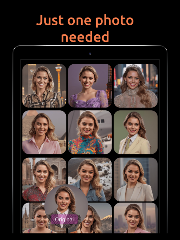 AI Headshot Generator GenAI iPad screenshot 4 - Graphics & Design app