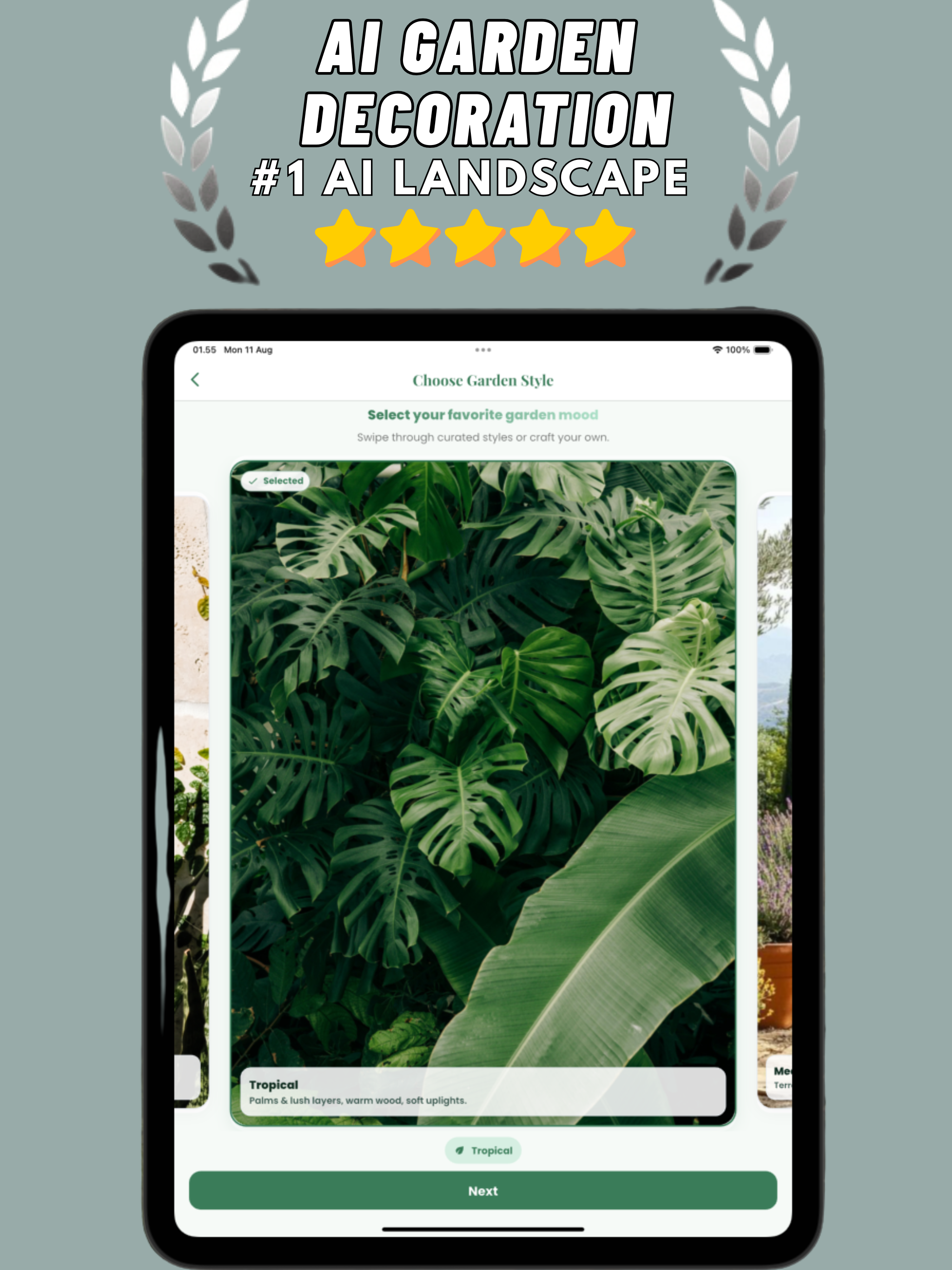 AI Garden Decoration Landscape
