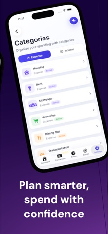 HomeLedger - Family Budgeting iPhone screenshot