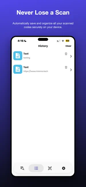 Minimo QR: AI Code Scanner screenshot 4