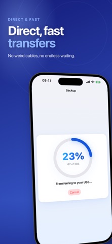 USB Backup - Photo & Video iPhone screenshot